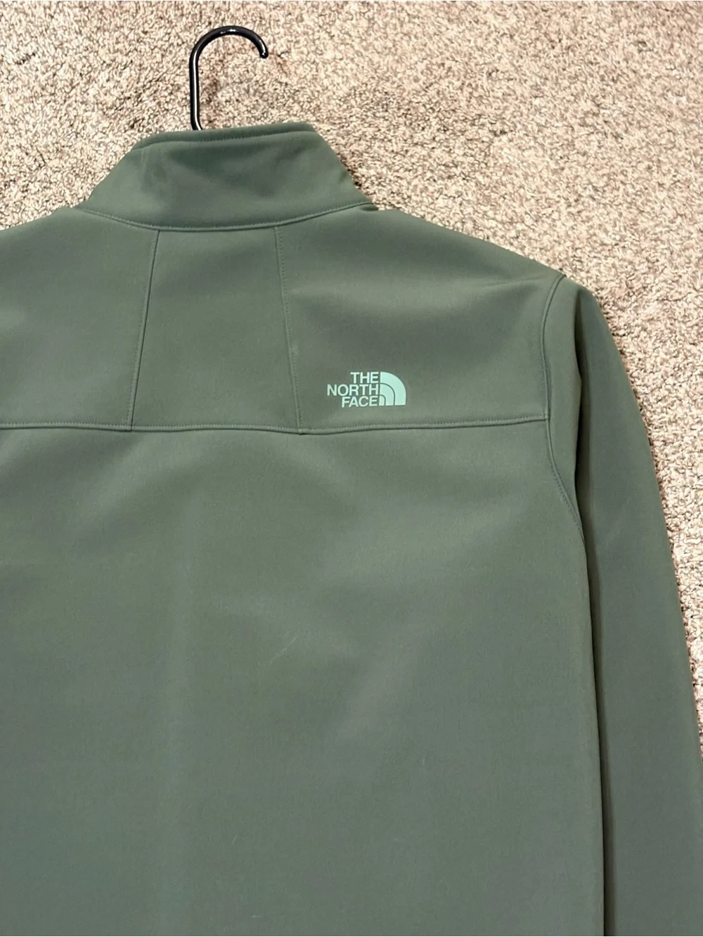 The North Face Men’s Apex Bionic Green Long Sleeve Collard Zip-Up Lined Jacket L